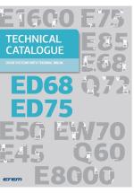 Technical Catalogue ED68 & ED75
