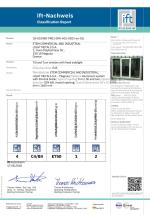 E45 T&T window with 2 fixed sidelights